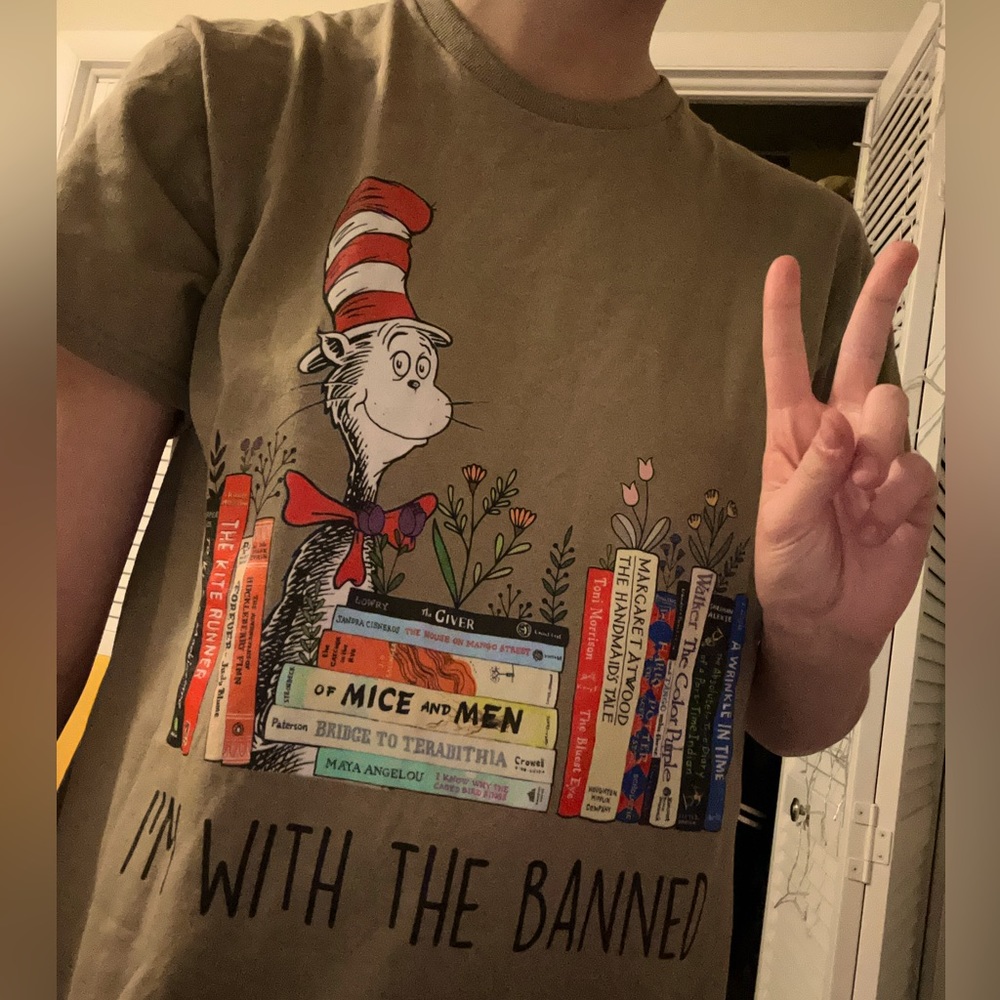 “I’m with the banned” Dr. Suess shirt